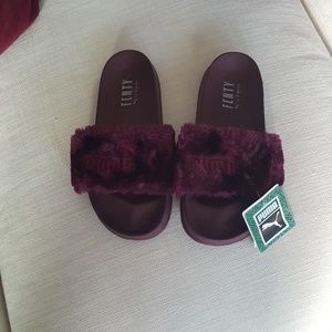 Fenty Puma Bugundy Slides